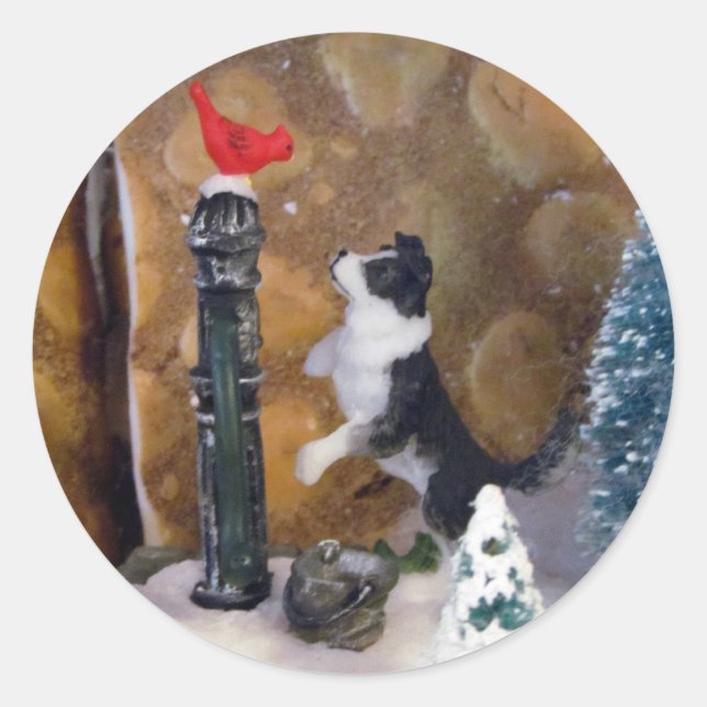 Adesivo Redondo Segredos de Natal (Frente)