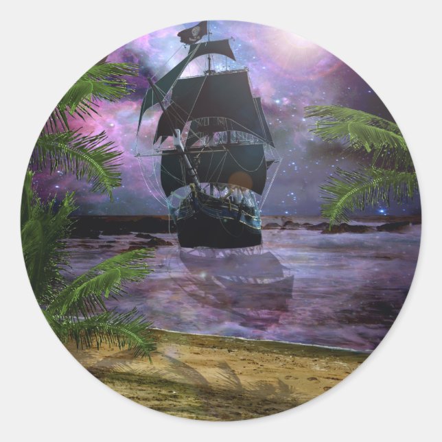 Adesivo Redondo Segunda estrela à direita (Frente)