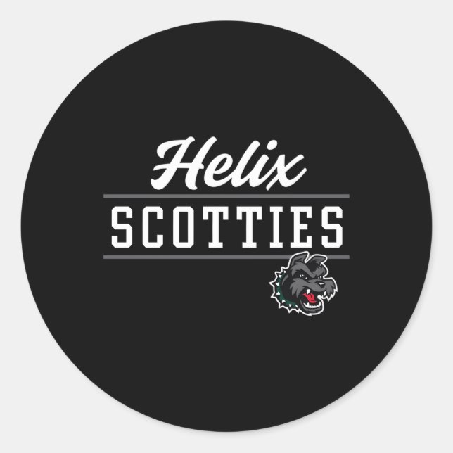 Adesivo Redondo Segundo grau Helix Scotties C8 (Frente)