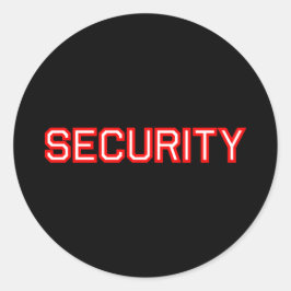 Adesivo Redondo Segurança