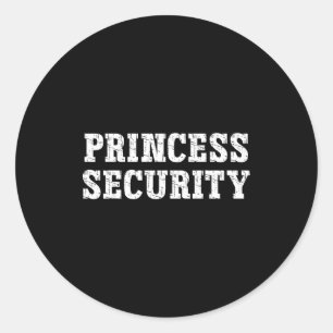 Adesivo Redondo Segurança da Princesa Correspondente ao Papai da M