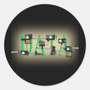 Adesivo Redondo Segurança de dados