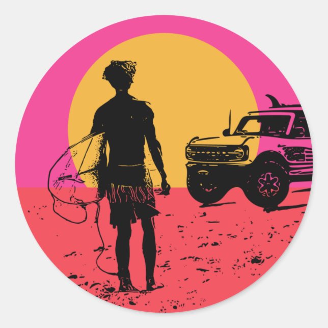 Adesivo Redondo Segure seus cavalos na redondeza (Frente)