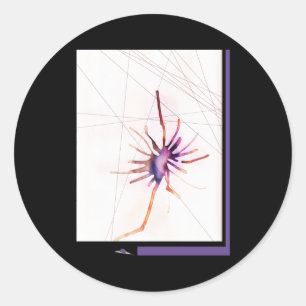 Adesivo Redondo Seis Sticker