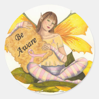 Adesivo Redondo Seja avisado