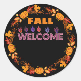 Adesivo Redondo Seja bem-vindo