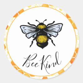 Adesivo Redondo Seja Gentil