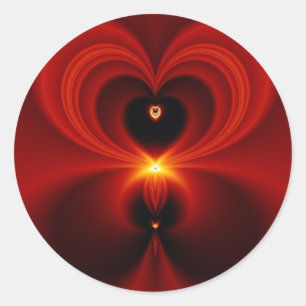 Adesivo Redondo Seja meu - Fractal