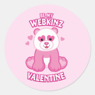 Adesivo Redondo Seja meus namorados de Webkinz