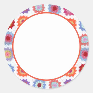 Adesivo Redondo "Selado com Estilo: Envelope Colar Coluna Clássica