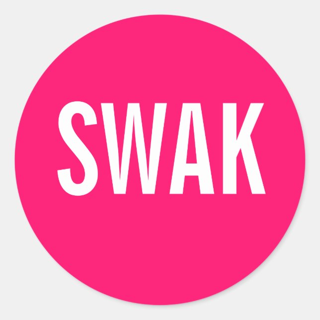 Adesivo Redondo Selado com um Beijo (Frente)