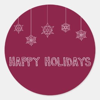 Adesivo Redondo Selagens de envelopes