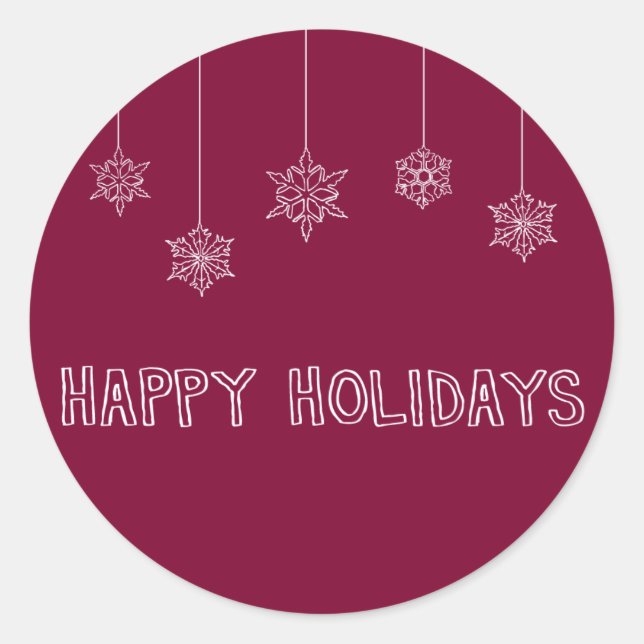 Adesivo Redondo Selagens de envelopes (Frente)