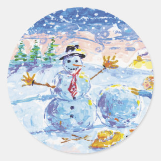 Adesivo Redondo Selagens de envelopes