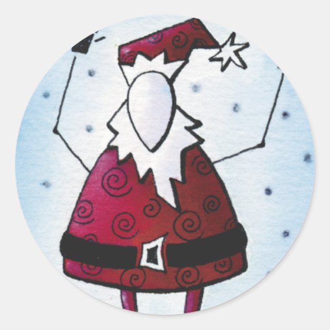 Adesivo Redondo Selagens de envelopes (Frente)