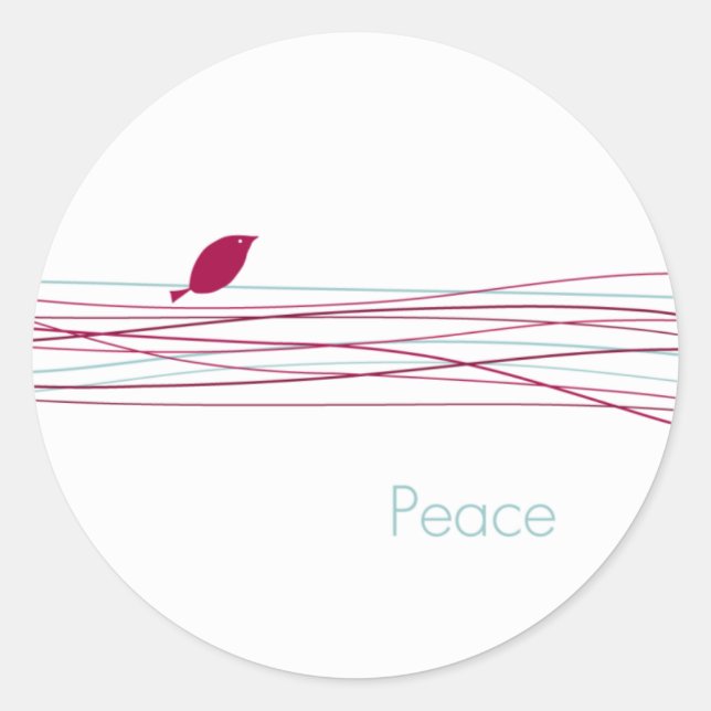 Adesivo Redondo Selagens de envelopes (Frente)