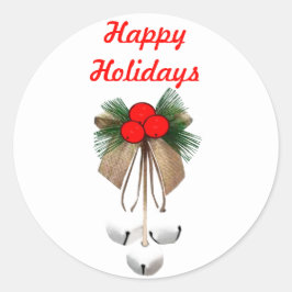 Adesivo Redondo Selagens de envelopes de enfeites de natal