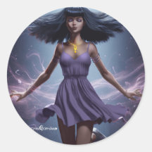 Selene The Magicia - Fantasy Sticker