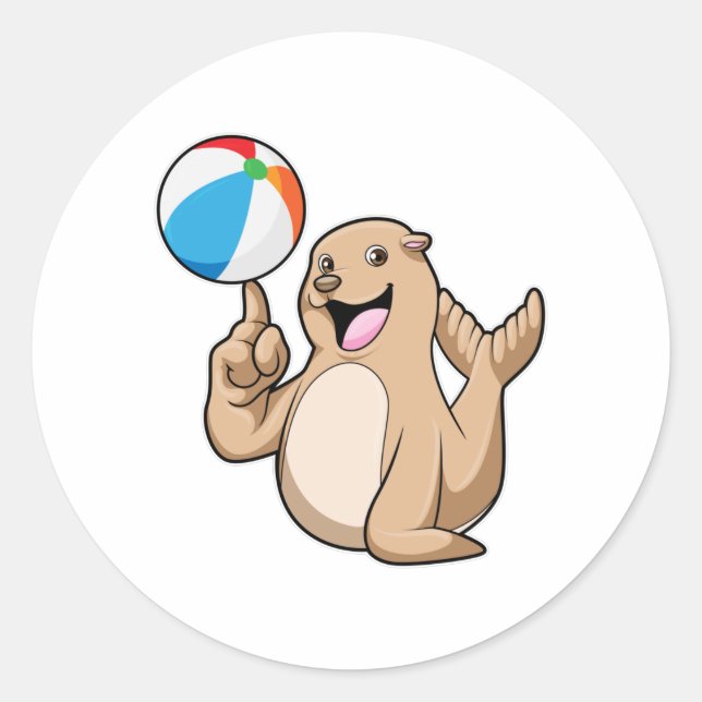 Adesivo Redondo Selo Água Polo (Frente)