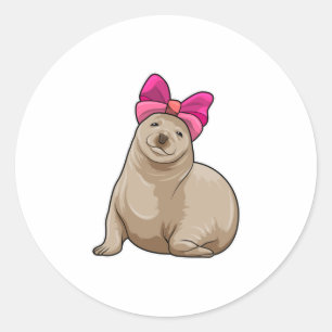 Adesivo Redondo Selo com fita