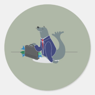 Adesivo Redondo Selo corporativo