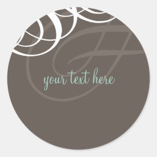 Adesivo Redondo SELO DA ETIQUETA:: moda 4 do desenhista