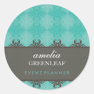 Adesivo Redondo SELO DA ETIQUETA:: o na moda modelou 5