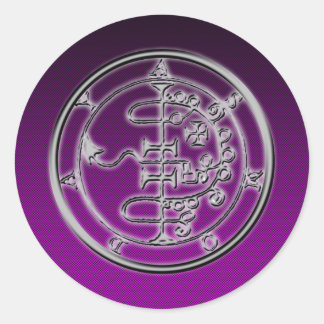 Adesivo Redondo Selo de Asmoday Asmodeus