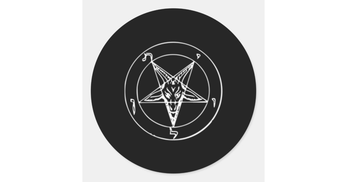 Adesivo Murale Pentagramma Geanu – 6 Dimensioni – Rimovibile Per Pareti, Vetro, Piastrelle