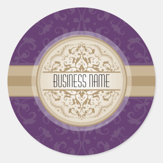 Adesivo Redondo Selo de borracha: mandala 3 (Frente)