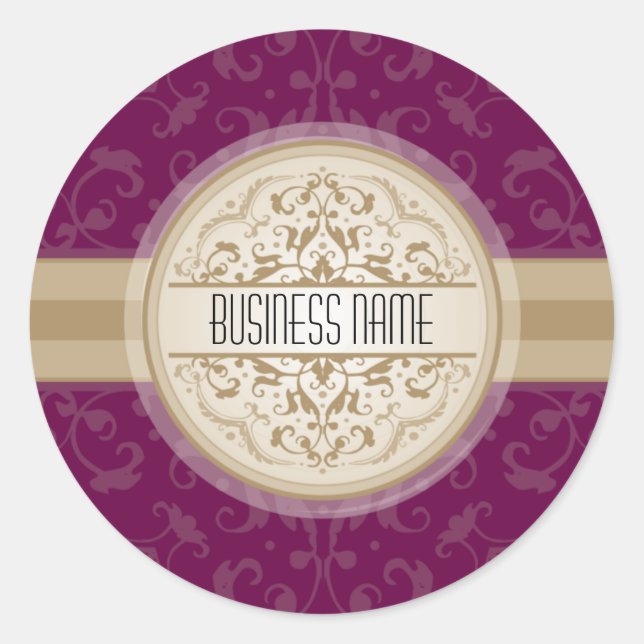 Adesivo Redondo Selo de borracha: mandala 4 (Frente)