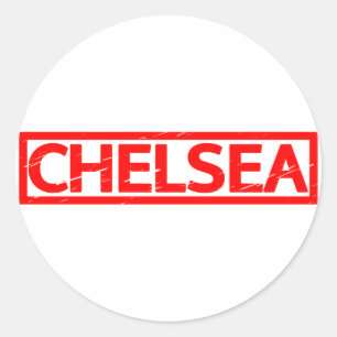 Adesivo Redondo Selo de Chelsea