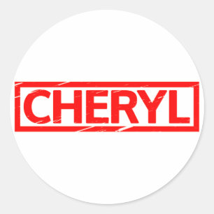 Adesivo Redondo Selo de Cheryl