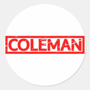 Adesivo Redondo Selo de Coleman