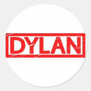 Adesivo Redondo Selo de Dylan