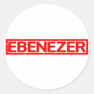 Adesivo Redondo Selo de Ebenezer