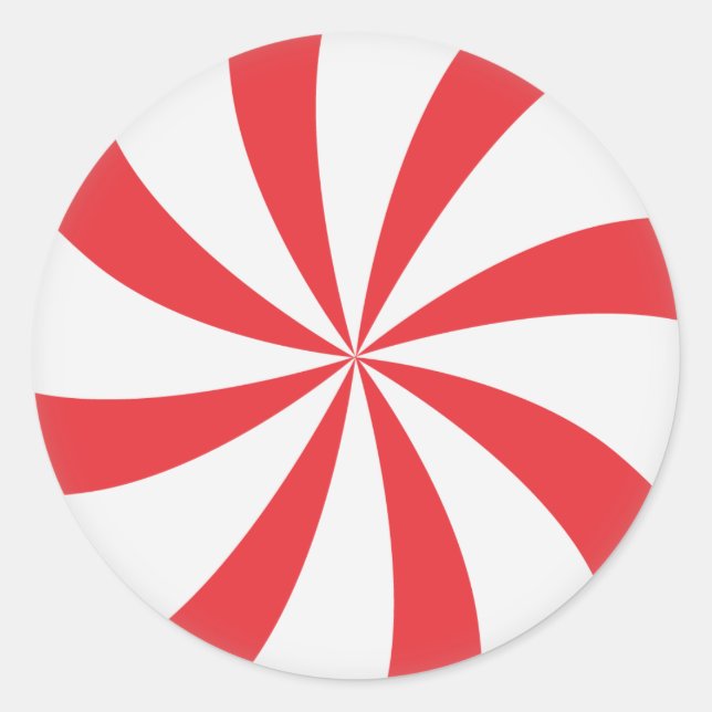 Adesivo Redondo Selo de Envelope Candy (Frente)