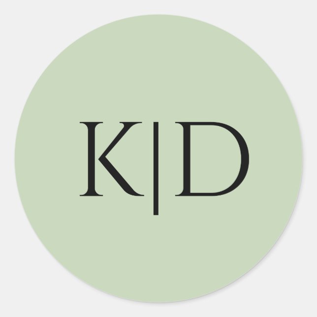 Adesivo Redondo Selo de Envelope de Casamento | Noiva e noiva (Frente)