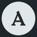 Adesivo Redondo Selo de Envelope Monograma Personalizado<br><div class="desc">Isto são monogramas lindamente impressos personalizados que podem ser personalizados para o seu dia especial. Isso é melhor para convites para casamento,  cartões RSVP e outros produtos que combinam com este design.</div>