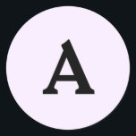 Adesivo Redondo Selo de Envelope Monograma Personalizado<br><div class="desc">Isto são monogramas lindamente impressos personalizados que podem ser personalizados para o seu dia especial. Isso é melhor para convites para casamento,  cartões RSVP e outros produtos que combinam com este design.</div>