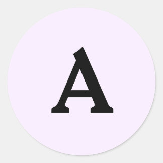 Adesivo Redondo Selo de Envelope Monograma Personalizado