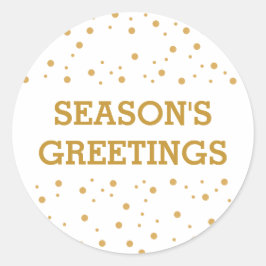 Adesivo Redondo Selo de Envelope Personalizado Simples Moderno