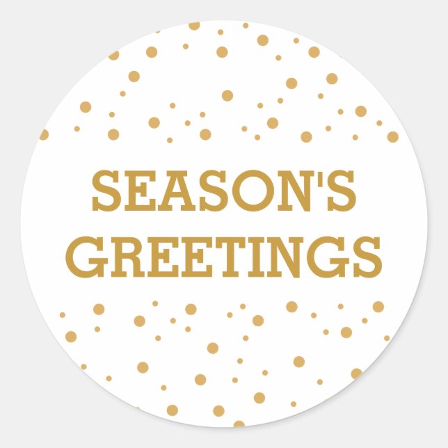 Adesivo Redondo Selo de Envelope Personalizado Simples Moderno (Frente)