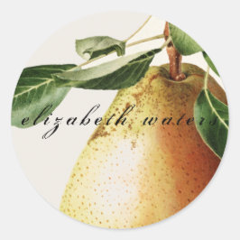 ADESIVO REDONDO SELO DE ENVELOPE PERSONALIZÁVEL "VINTAGEM"