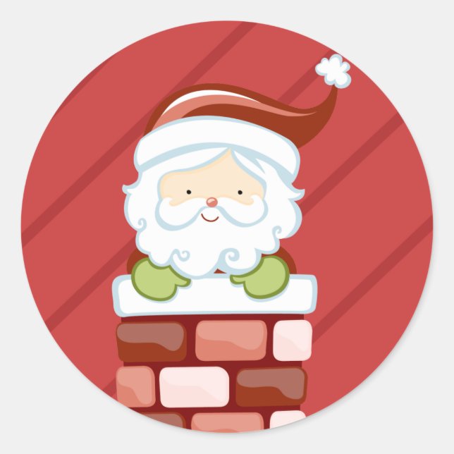 Adesivo Redondo Selo de envelopes de 20 a 1,5 pol descendo a chami (Frente)