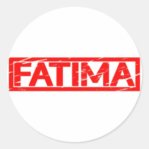 Adesivo Redondo Selo de Fatima