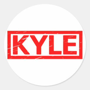 Adesivo Redondo Selo de Kyle
