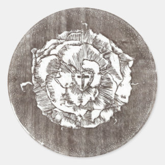 Adesivo Redondo Selo de Luther