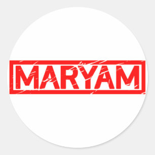 Adesivo Redondo Selo de Maryam
