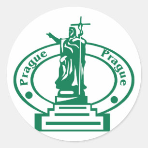 Adesivo Redondo Selo de Praga